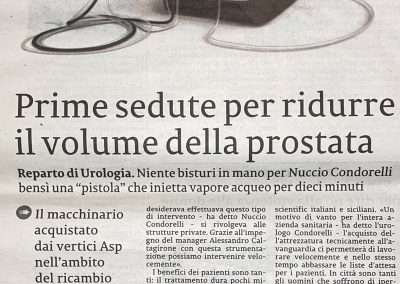 articolo la sicilia dossier medicina 28-11-2019