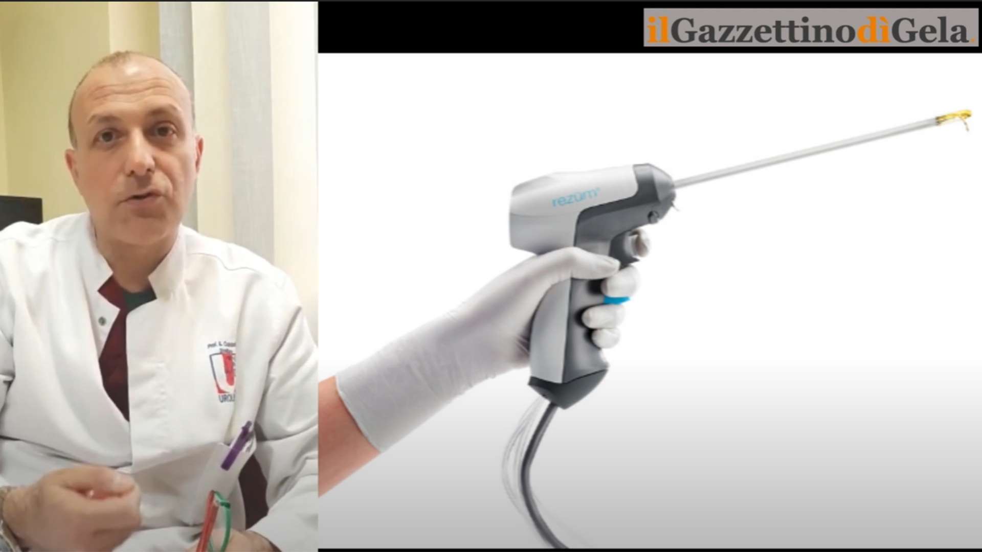 Gazzettino di Gela intervista al Dott. Nuccio Condorelli: Rezum